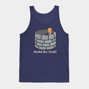 Build The Wall Trump Tank Top